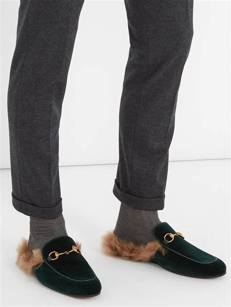 gucci loafer herren|Gucci fur loafers men.